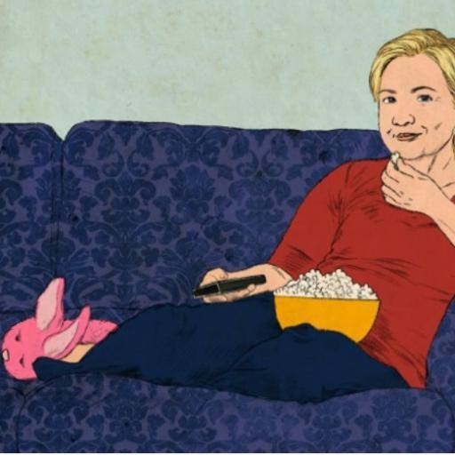 Popcorn Hilary by Laurence Nunn