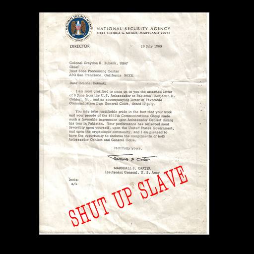 NSA LETTER by SuperLeone