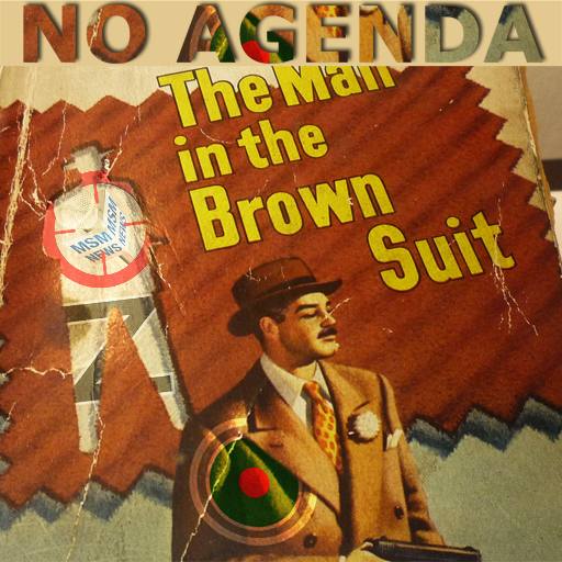 no agenda brown suit by Thijs Brouwers