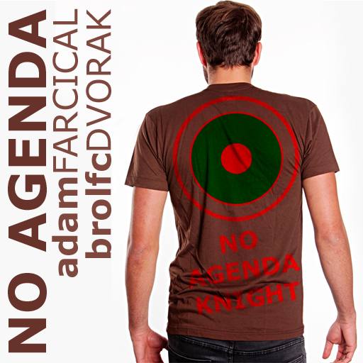 No Agenda Knight Drone Target shirt by Thijs Brouwers