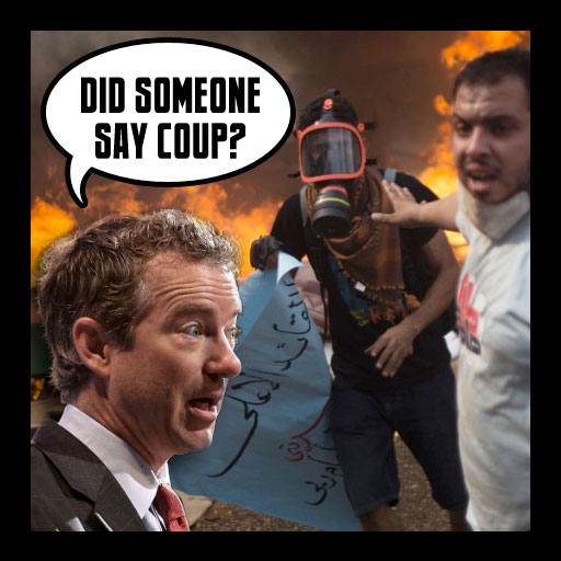 Rand Paul - Coup Question by T.J. Sciorrotta