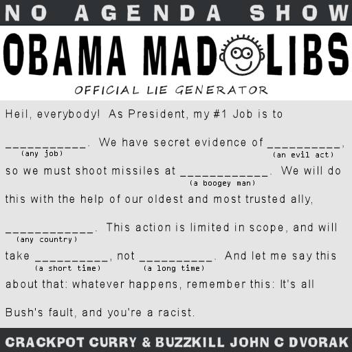 Obama MadLibs by Thoren