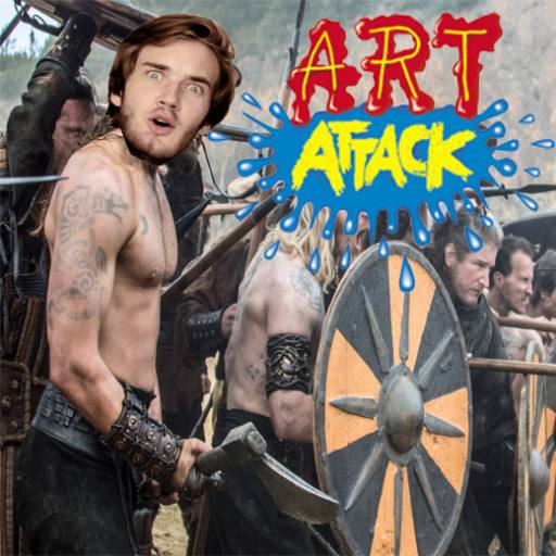 art attack by pewDpie