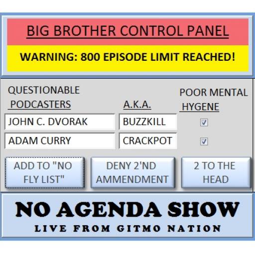 Big Brother 800 Episode Warning by PaulJD