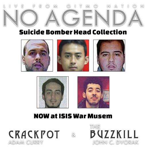 Suicide Bomber Head Collection by Larry Dane