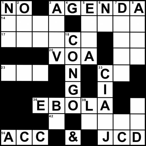 VOA Crossword by Uncle Cave Bear