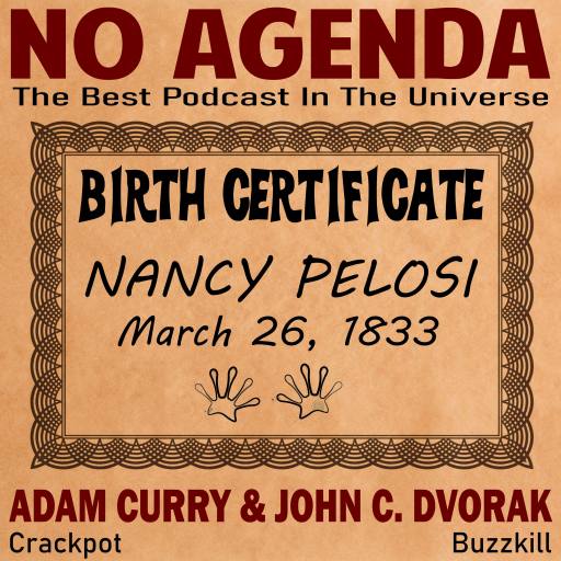 Pelosi Birth Certificate by Darren O'Neill