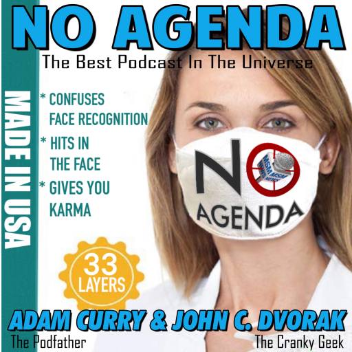 No Agenda face mask by Comic Strip Blogger