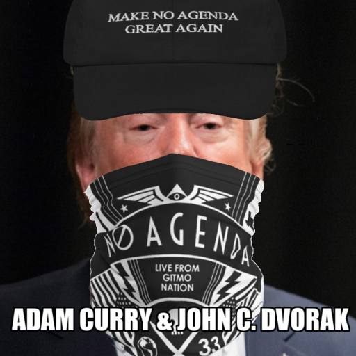 Trump in No Agenda merchandise by Comic Strip Blogger