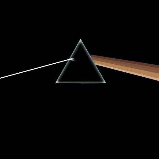 Black Floyd (Pink Floyd Albdm Prism Placement) by Bill Walsh (Sir Saturday)