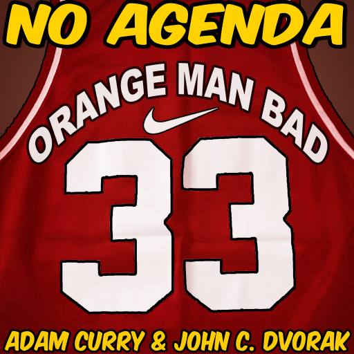 Orange Man Bad NBA by Darren O'Neill