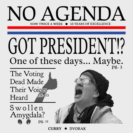 No Agenda Newspaper Cover by ONE