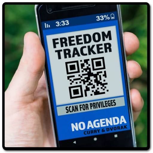 Freedom Tracker (QR scans as "shutupslave") by MountainJay