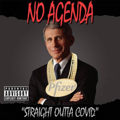Straight Outta Covid (with bling) by Bill Walsh (Sir Saturday)
