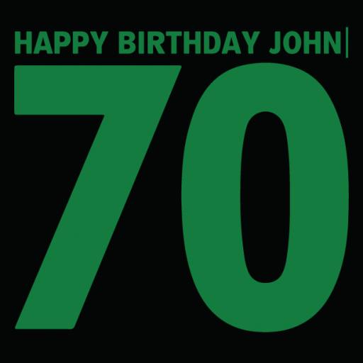 Happy Birthday John! Digi Grotesk the first computer font! by Toast