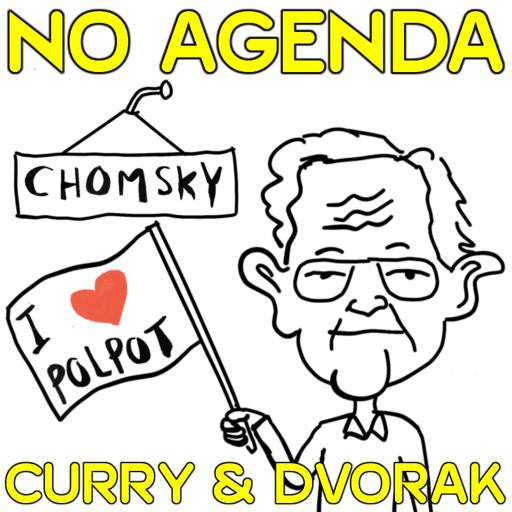 Chomsky - alone variant by Comic Strip Blogger