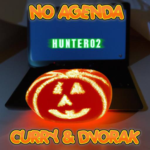 combining hunter laptop with Halloween by Comic Strip Blogger