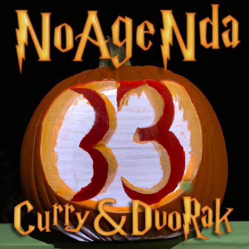 Pumpkin with 33 carved by AI by Comic Strip Blogger