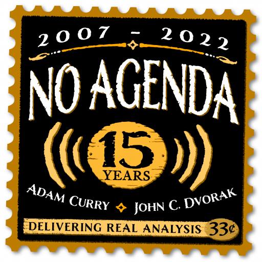 No Agenda 15th Anniversary Commemorative Stamp, Delivering Real Analysis by MountainJay