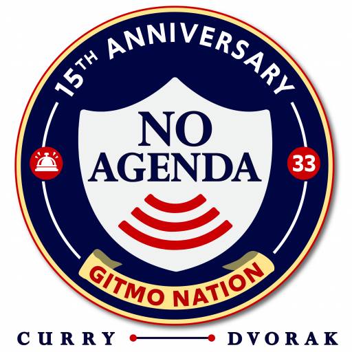 No Agenda's 15th Anniversary official agency seal by MountainJay