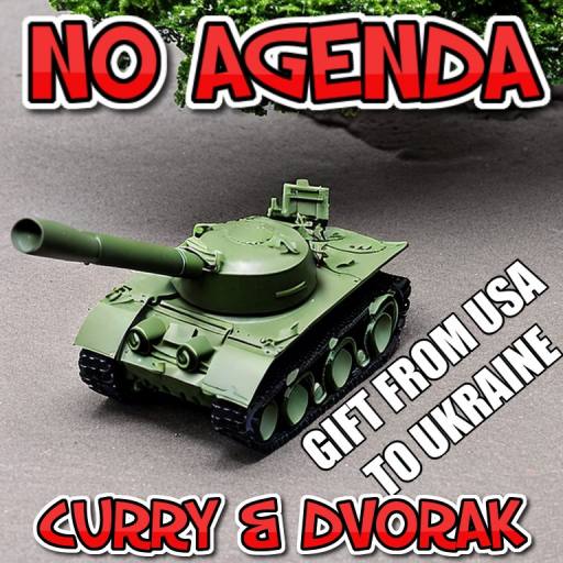toy tank - parody of junk that USA gives to Ukraine by Comic Strip Blogger