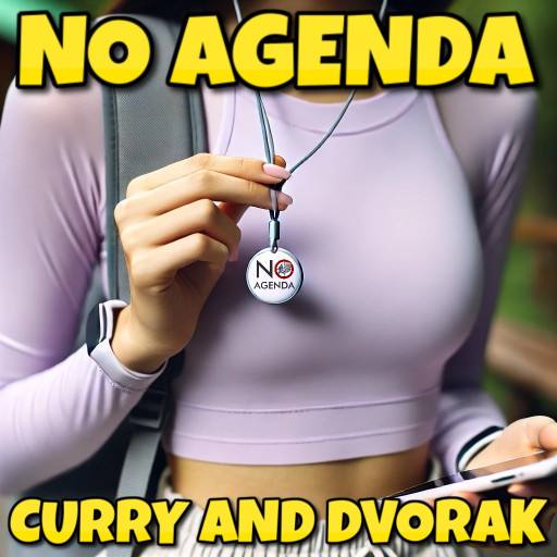 No Agenda amulet , AI generated image by Comic Strip Blogger