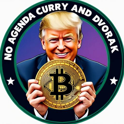 Trump loves bitcoin by Comic Strip Blogger