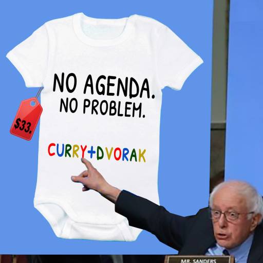 No Agenda Onesie by Parker Paulie, a Black Knight