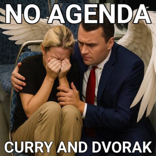 Charlie Kirk the angel to be with Ukrainian lady that was killed by @csb@poa.st by Comic Strip Blogger