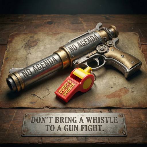 Don't Bring a Whistle to a Gun Fight by Jeffrey Rea