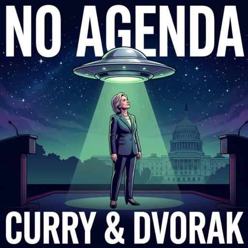 Hillary and UFO by Jeffrey Rea